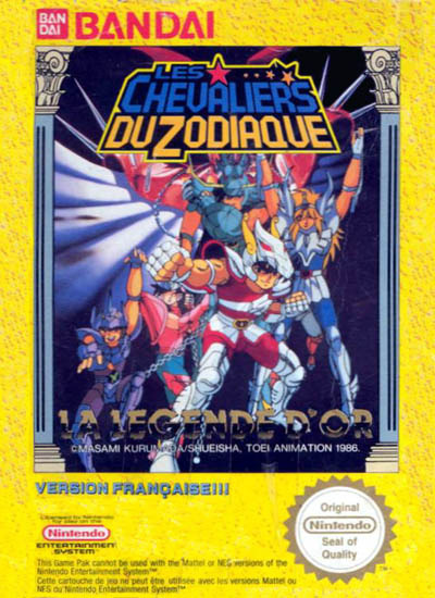 Chevaliers du Zodiaque, Les - La Legende d'Or (France) box art